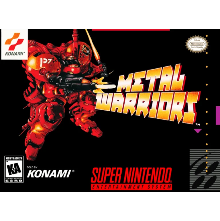 Jaquette de Metal Warriors sur Snes