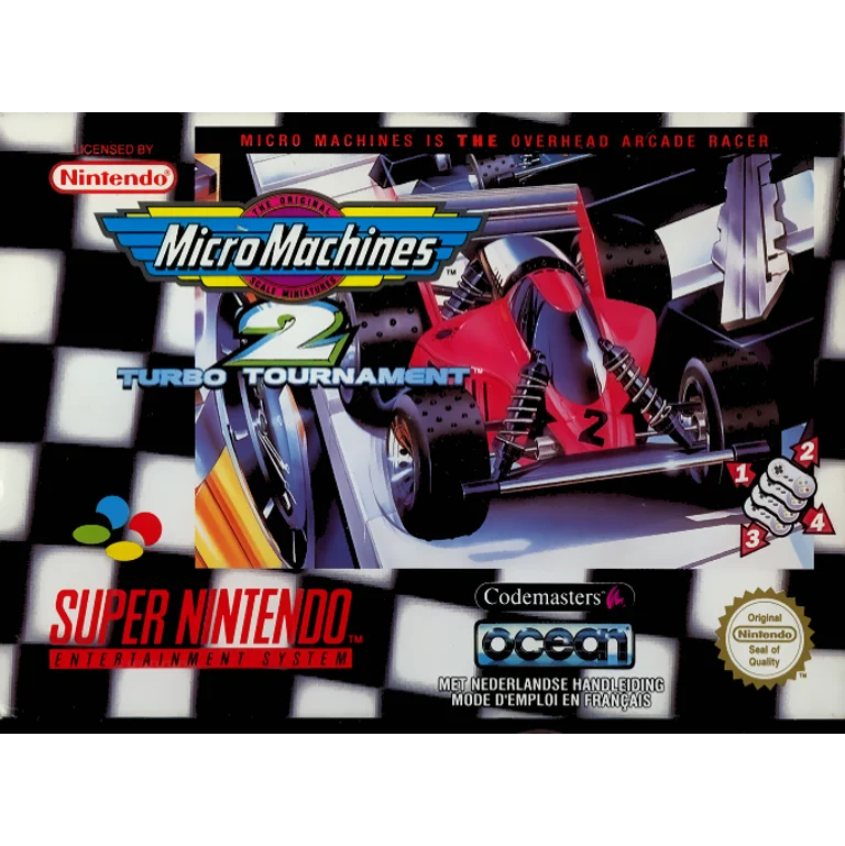 Jaquette de Micro Machines 2 Turbo Tournament sur Snes