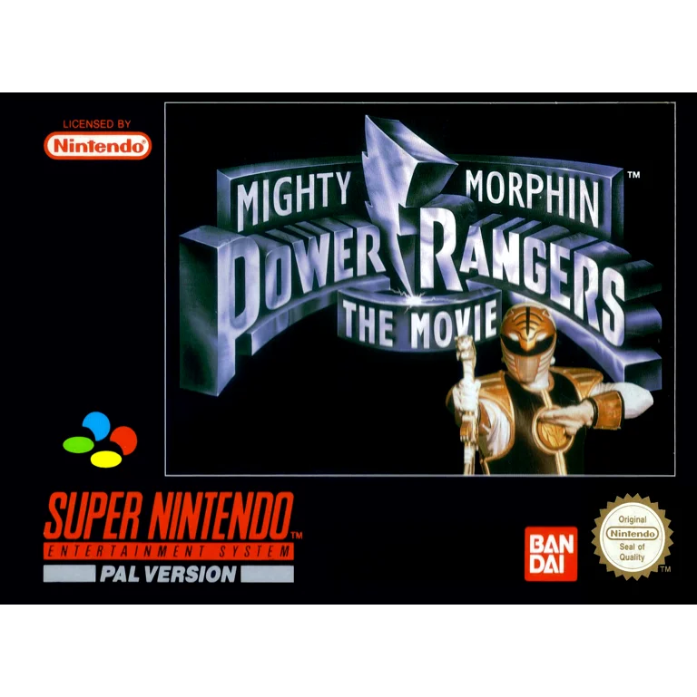 Jaquette de Mighty Morphin Power Rangers The Movie sur Snes