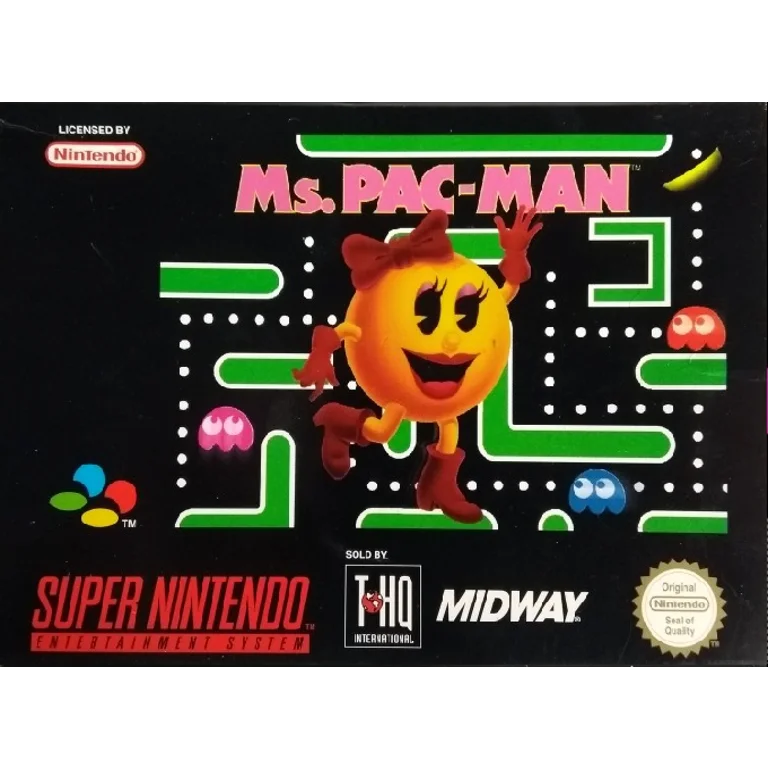 Jaquette de Ms. Pac Man 1 sur Snes