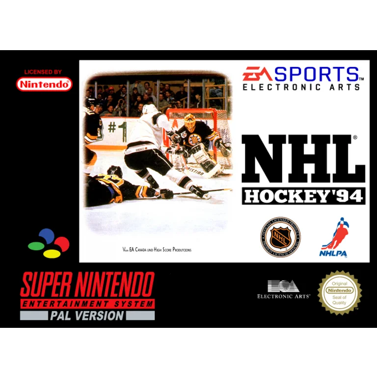 Jaquette de NHL Hockey 94 sur Snes