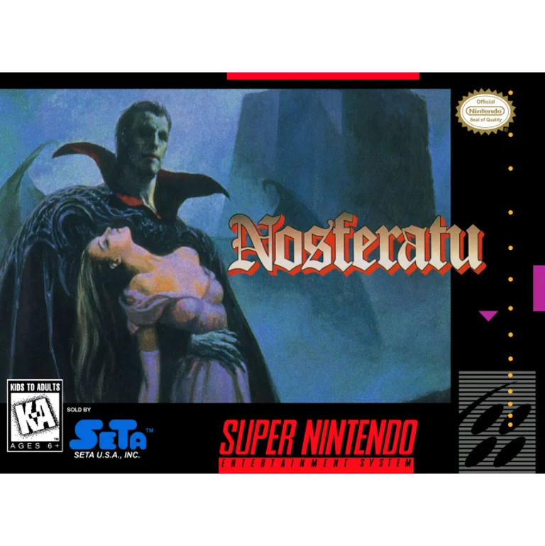 Jaquette de Nosferatu 2 sur Snes