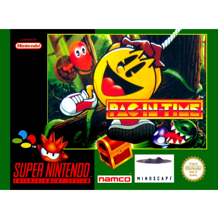 Jaquette de Pac In Time sur Snes