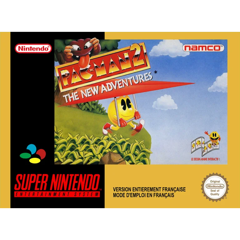Jaquette de Pac Man 2 The New Adventures sur Snes