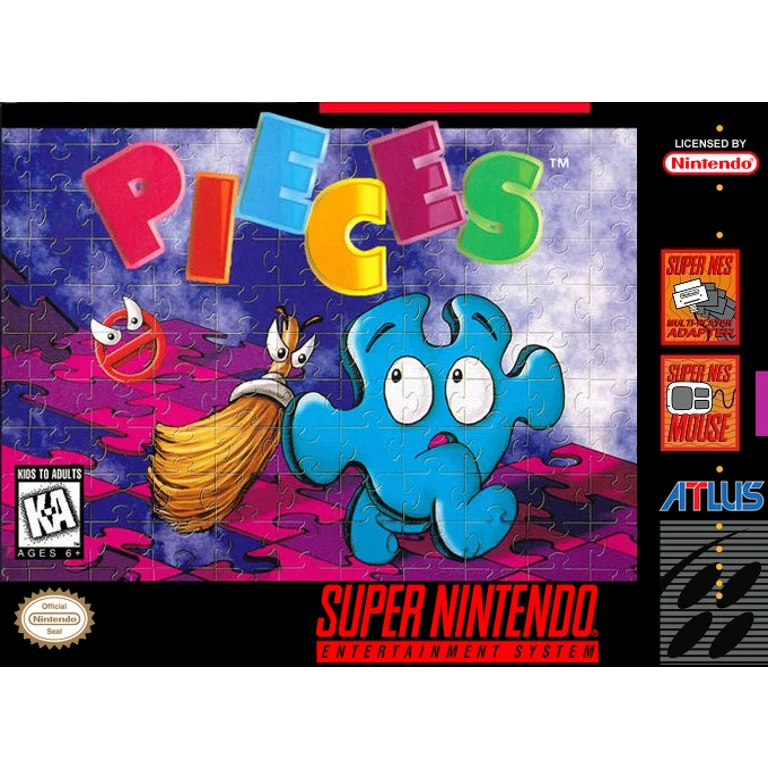 Jaquette de Pieces 1 sur Snes