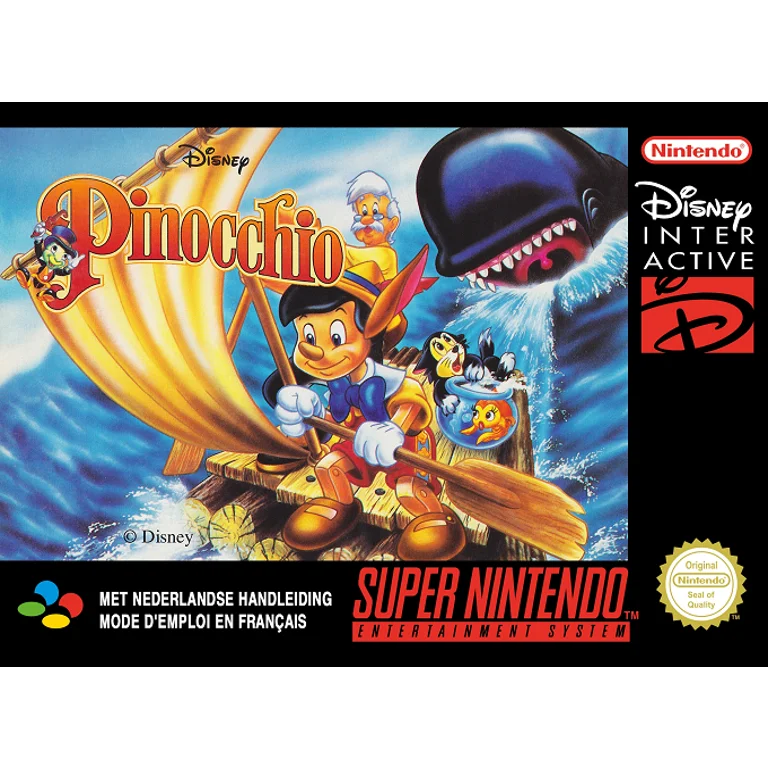Jaquette de Pinocchio sur Snes