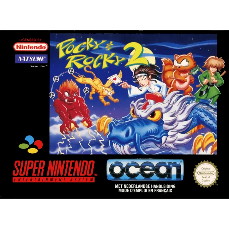 Jaquette de Pocky Rocky 2 sur Snes
