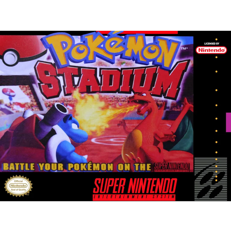 Jaquette de Pokemon Stadium sur Snes