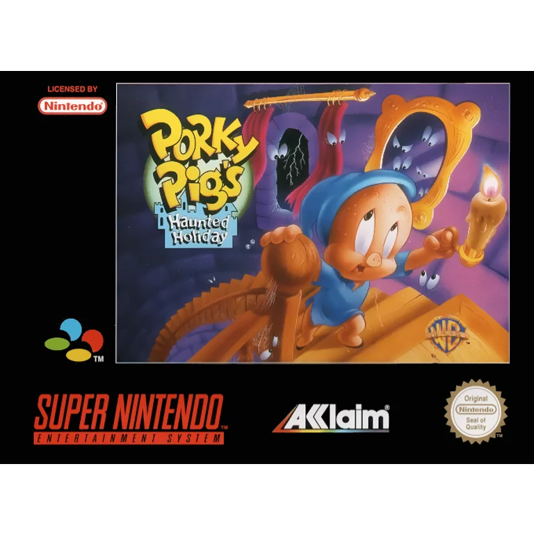 Jaquette de Porky Pigs Haunted Holiday sur Snes