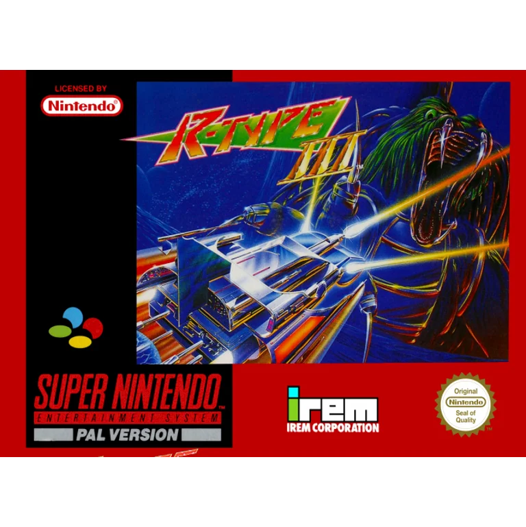 Jaquette de R Type III sur Snes