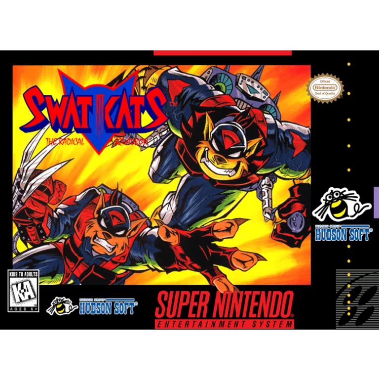 Jaquette de SWAT Kats The Radical Squadron 1 sur Snes