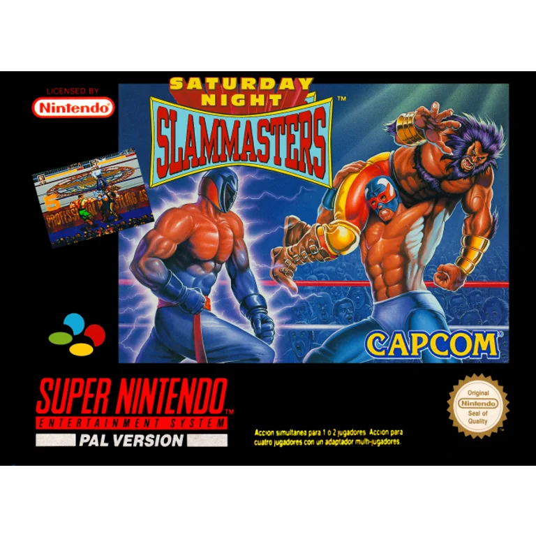 Jaquette de Saturday Night Slam Masters sur Snes