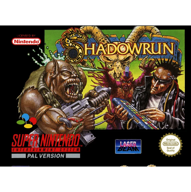 Jaquette de Shadowrun sur Snes