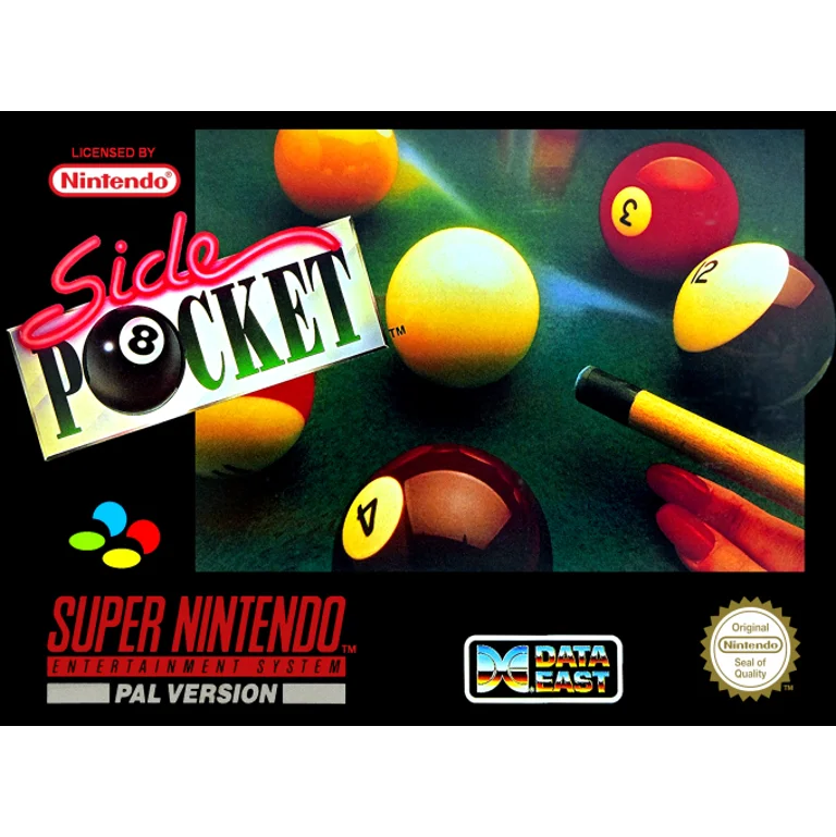 Jaquette de Side Pocket sur Snes