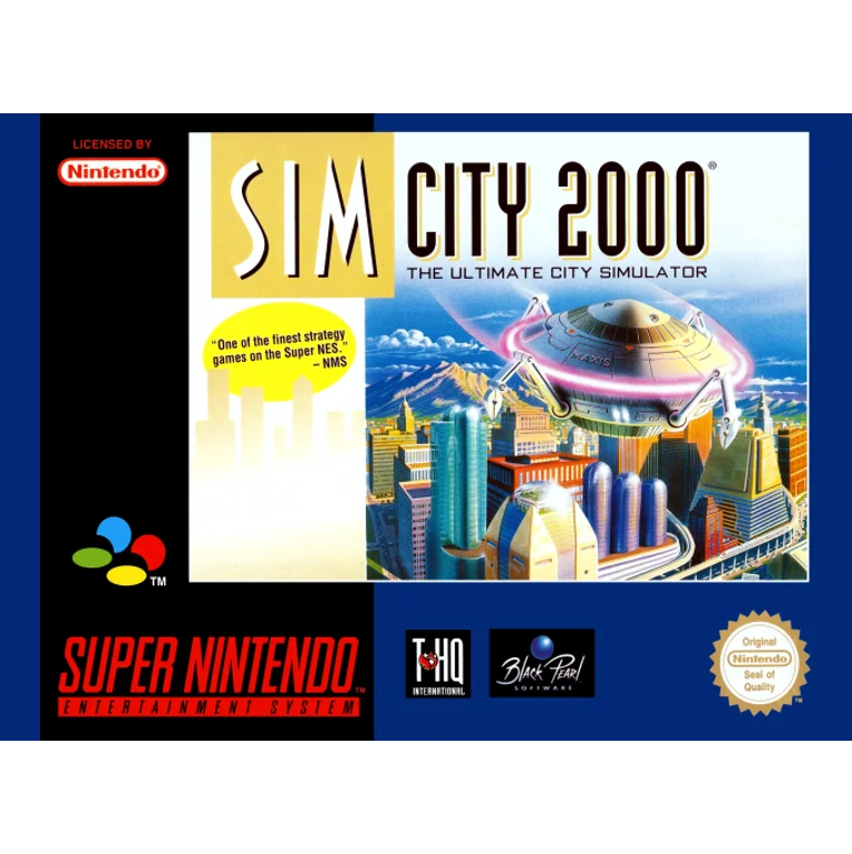 Jaquette de SimCity 2000 The Ultimate City Simulator sur Snes