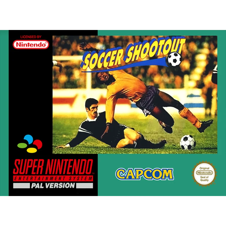 Jaquette de Soccer Shootout sur Snes