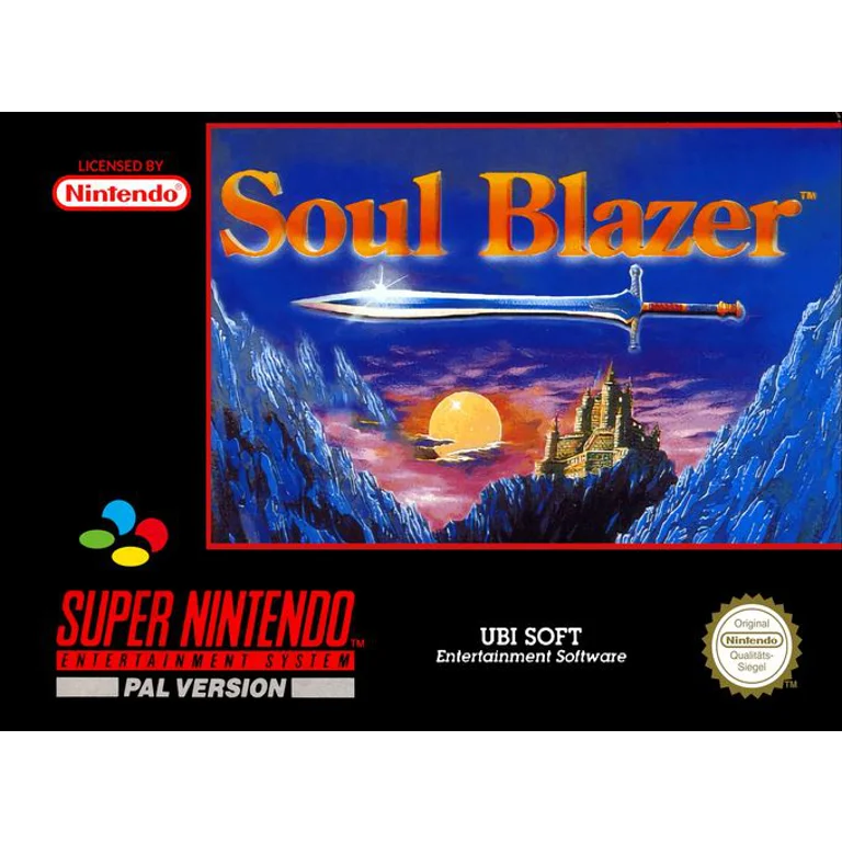 Jaquette de Soul Blazer sur Snes