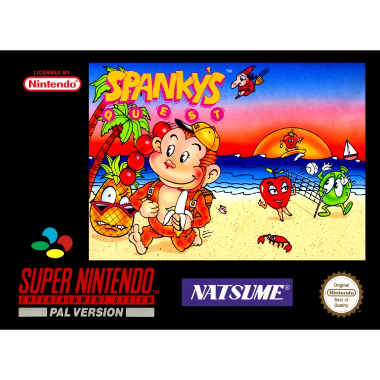 Jaquette de Spankys Quest sur Snes