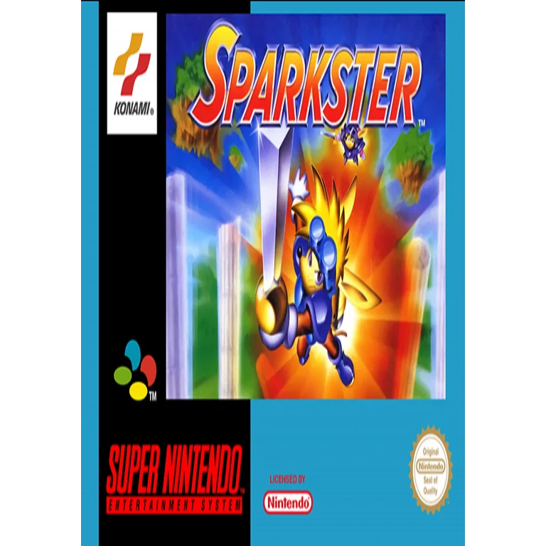 Jaquette de Sparkster sur Snes