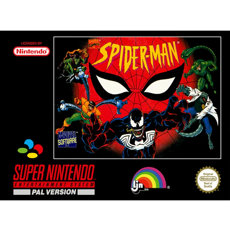 Jaquette de Spider Man sur Snes