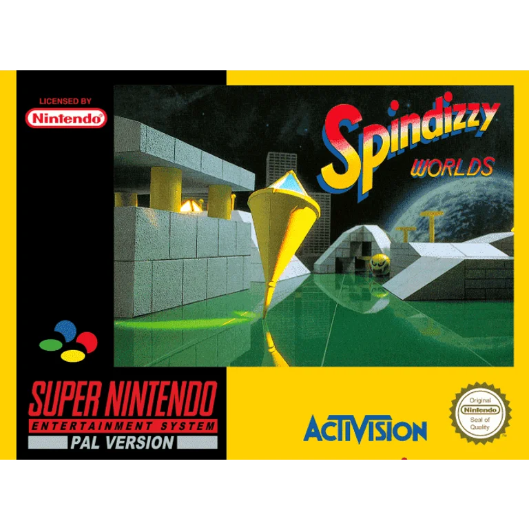 Jaquette de Spindizzy Worlds sur Snes