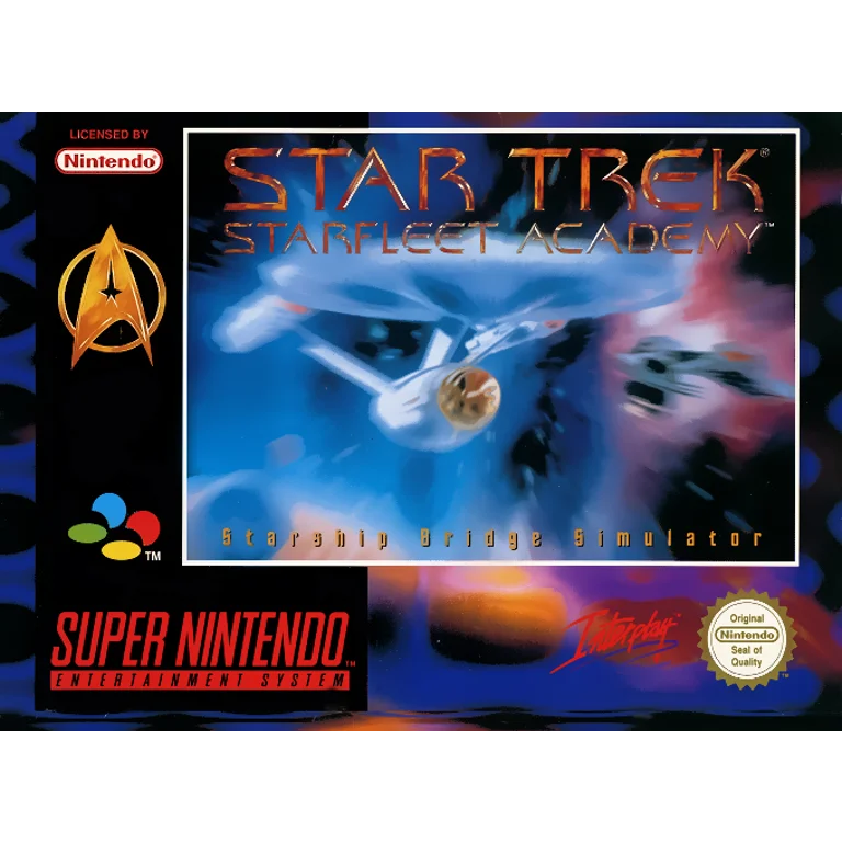 Jaquette de Star Trek Starfleet Academy Starship Bridge Sim sur Snes