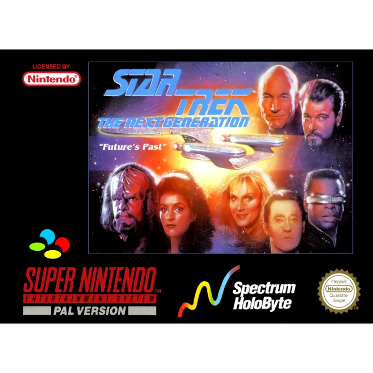 Jaquette de Star Trek The Next Generation Futures Past sur Snes