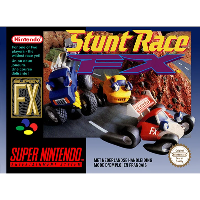 Jaquette de Stunt Race FX sur Snes