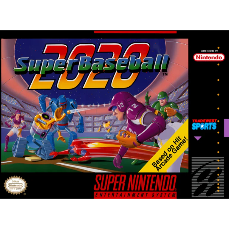 Jaquette de Super Baseball 2020 1 sur Snes