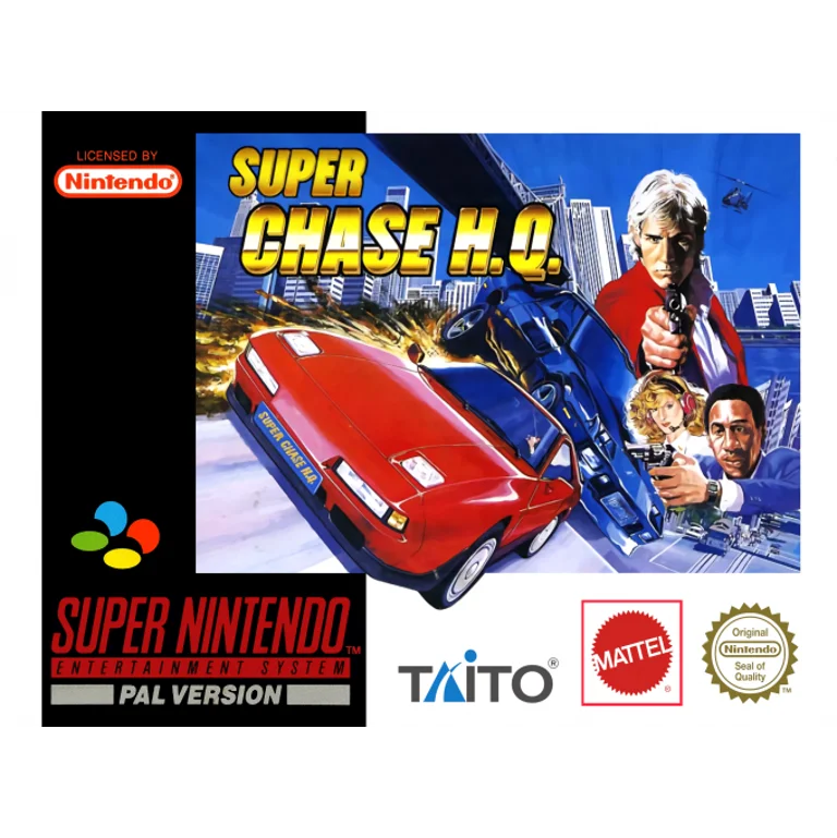 Jaquette de Super Chase H.Q sur Snes