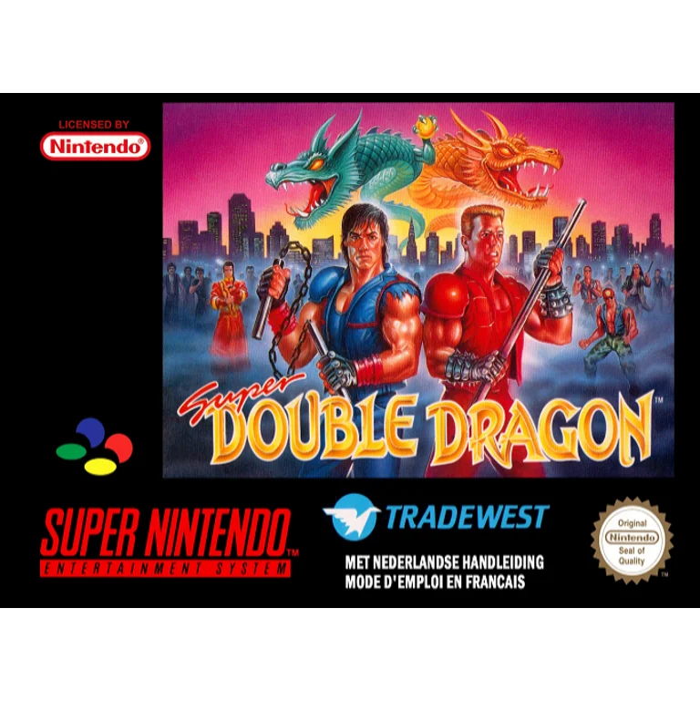 Jaquette de Super Double Dragon sur Snes