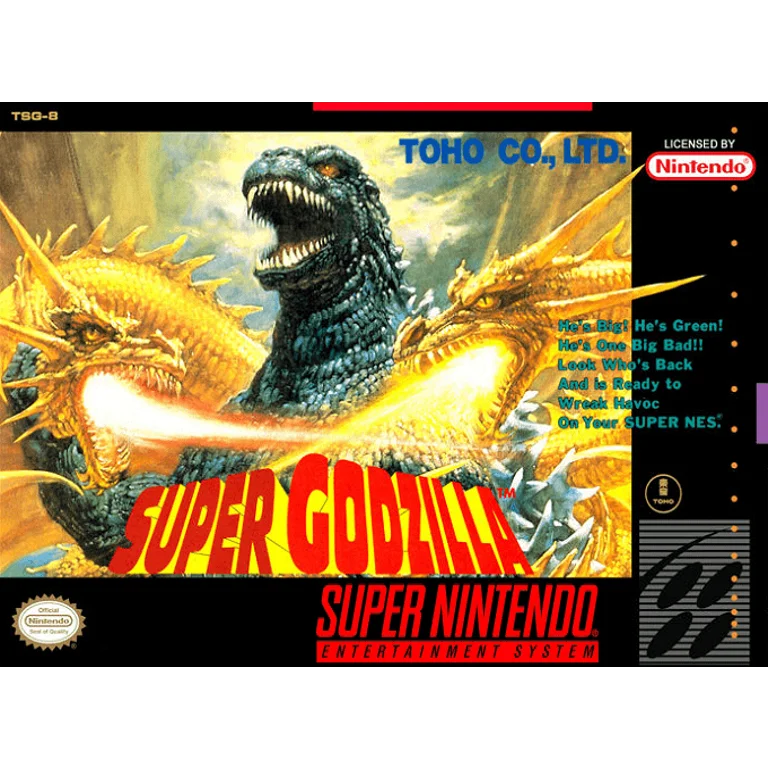 Jaquette de Super Godzilla 1 sur Snes