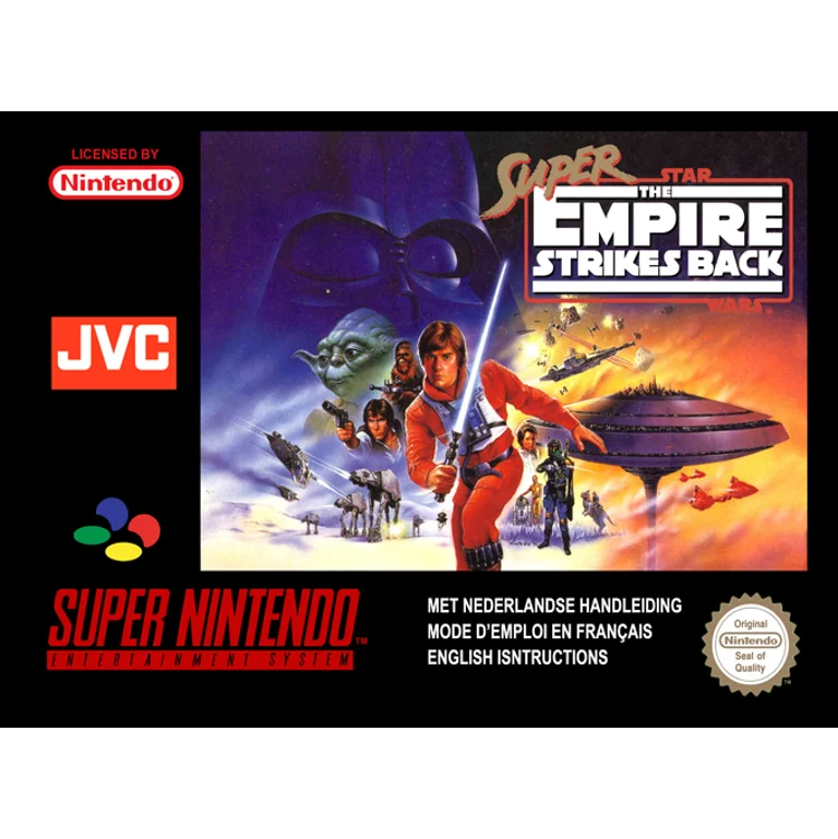 Jaquette de Super Star Wars The Empire Strikes Back sur Snes