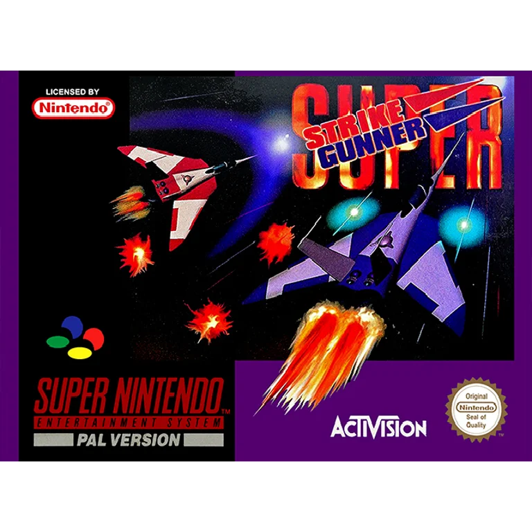 Jaquette de Super Strike Gunner sur Snes