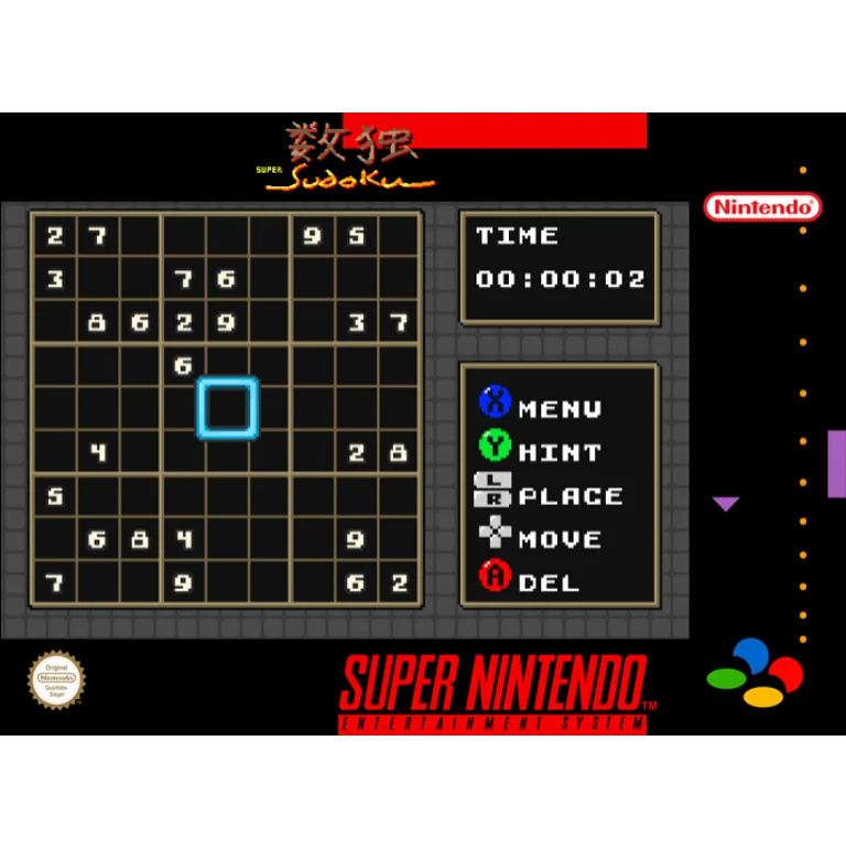 Jaquette de Super Sudoku sur Snes