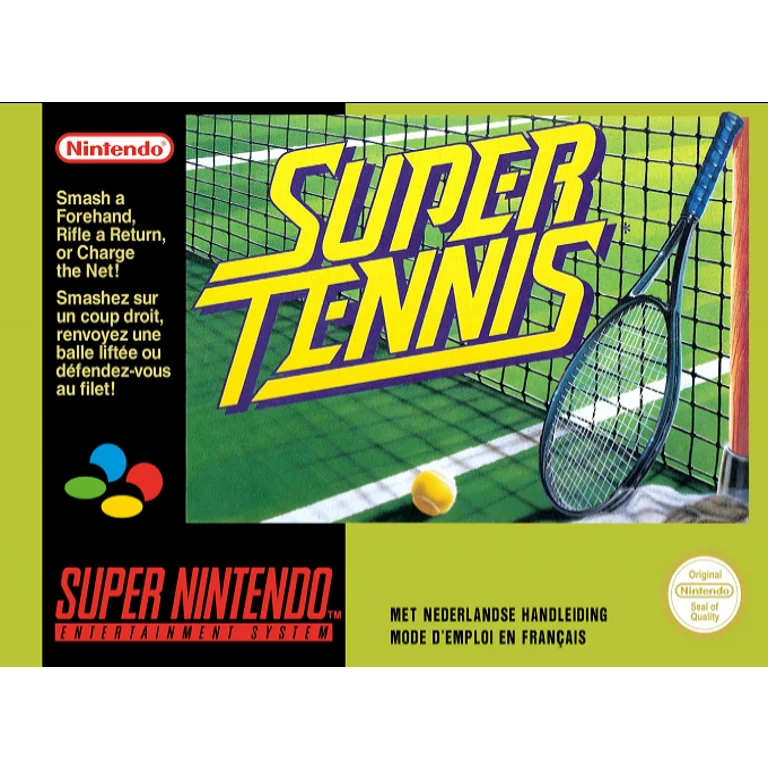 Jaquette de Super Tennis sur Snes