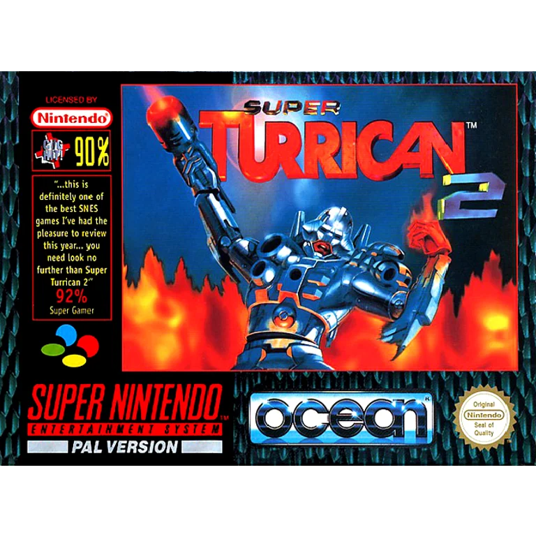 Jaquette de Super Turrican 2 sur Snes