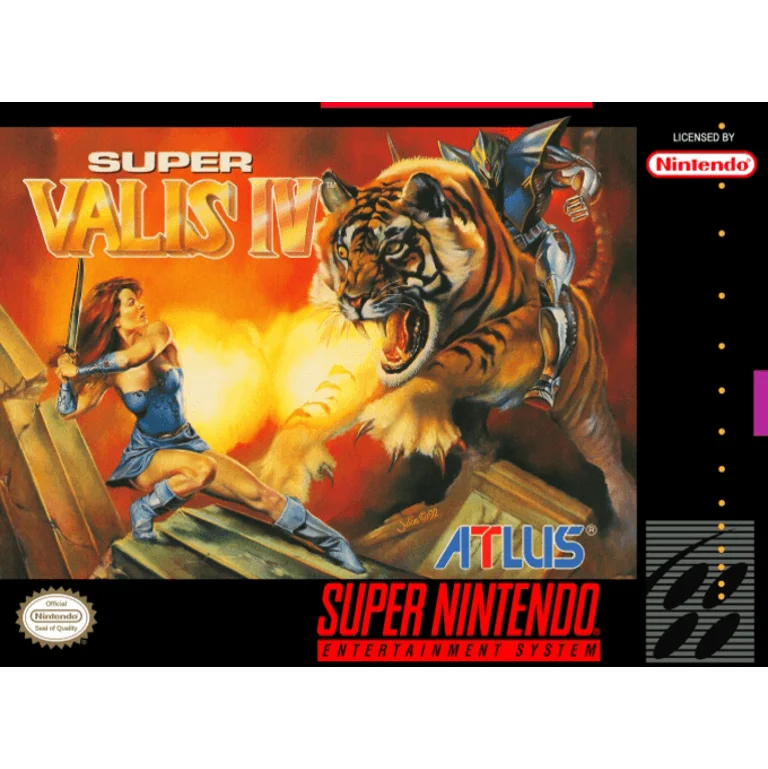 Jaquette de Super Valis IV 1 sur Snes