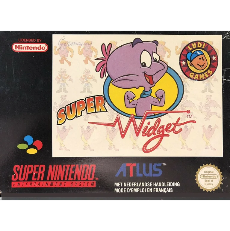 Jaquette de Super Widget sur Snes
