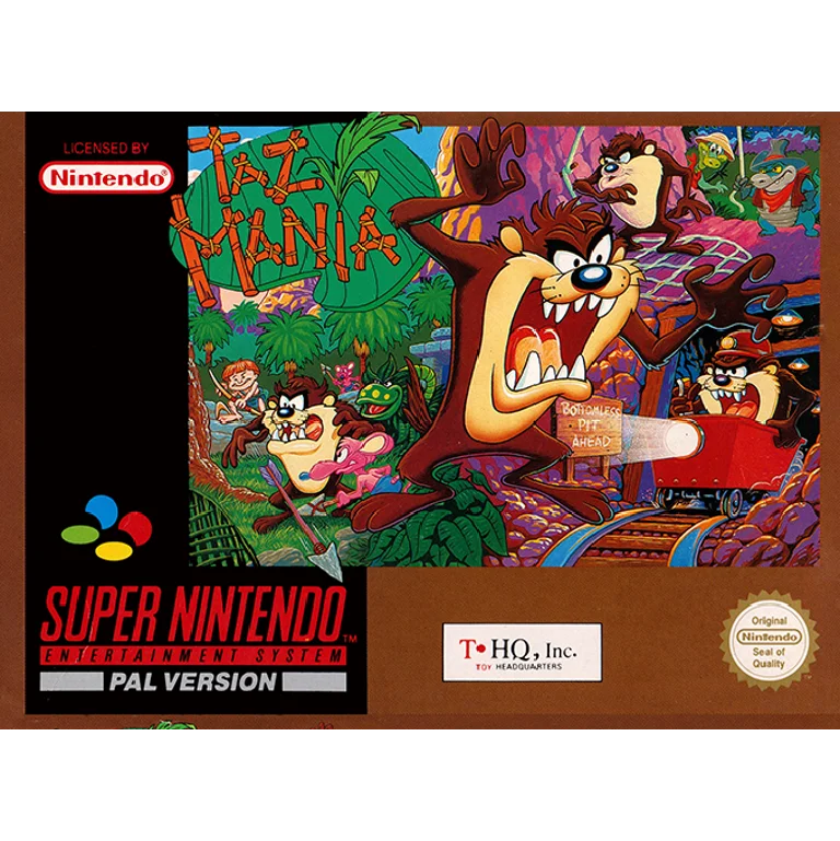 Jaquette de Taz Mania sur Snes