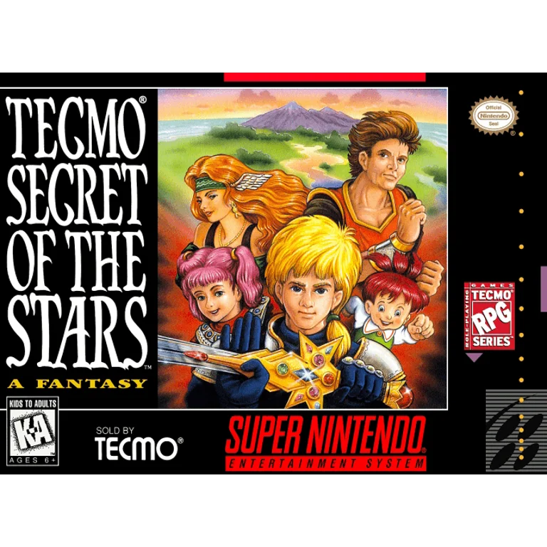 Jaquette de Tecmo Secret of the Stars 2 sur Snes