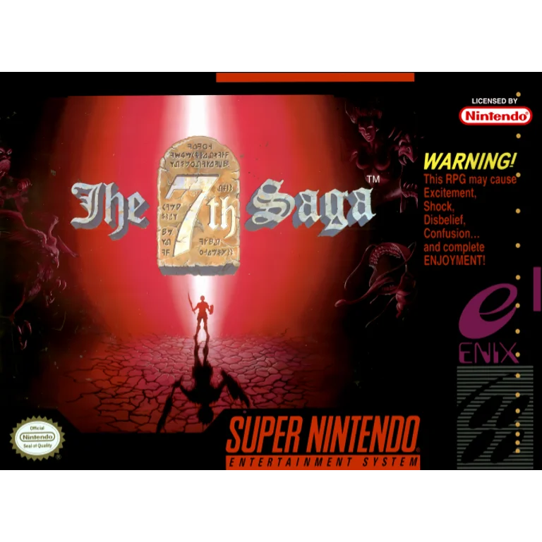 Jaquette de The 7th Saga 1 sur Snes