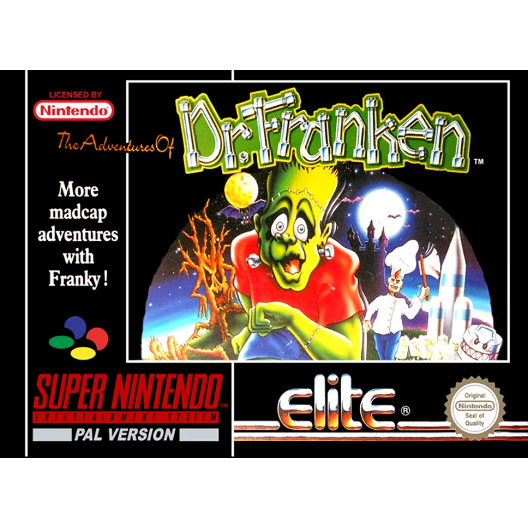 Jaquette de The Adventures of Dr. Franken sur Snes