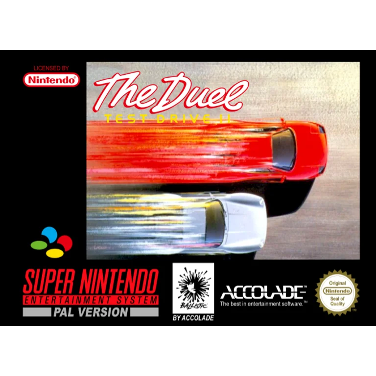 Jaquette de The Duel Test Drive II sur Snes