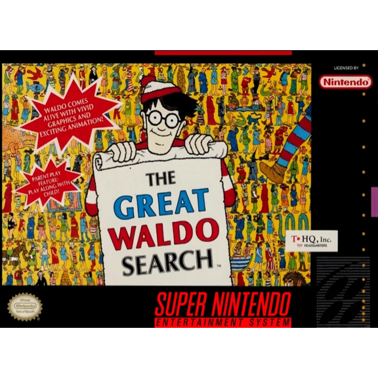 Jaquette de The Great Waldo Search sur Snes