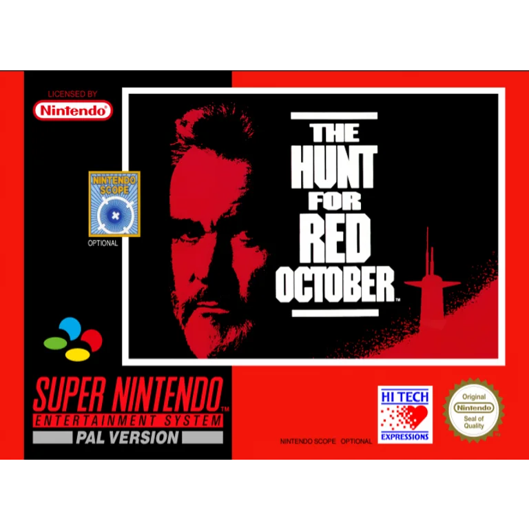 Jaquette de The Hunt for Red October sur Snes
