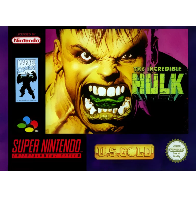 Jaquette de The Incredible Hulk sur Snes