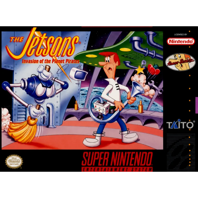 Jaquette de The Jetsons Invasion of the Planet Pirates sur Snes