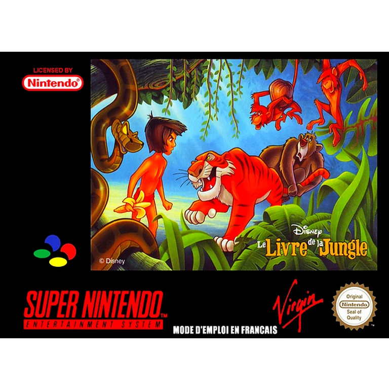 Jaquette de The Jungle Book sur Snes