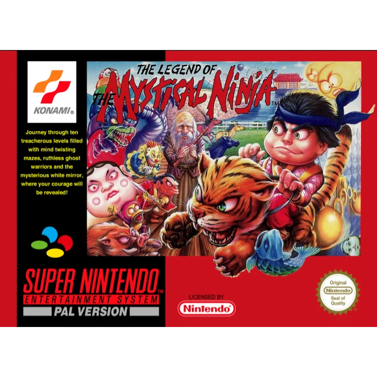 Jaquette de The Legend of the Mystical Ninja sur Snes